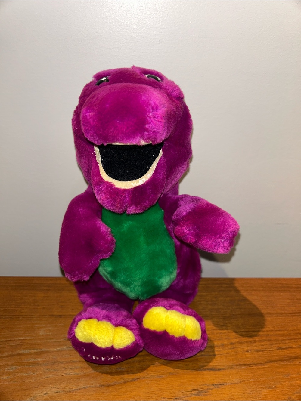 Vintage 1993 Barney Stuffed Animal Sesame Street Plush